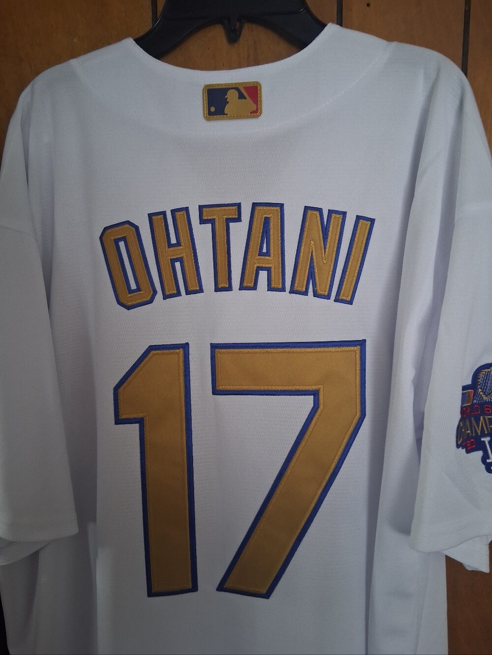 Mystery Sports Card With Shohei Ohtani Los Angeles Dodgers World Series Jersey